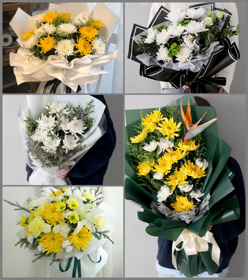 贵州毕节市黔西县定新乡庄子村白事花束代送